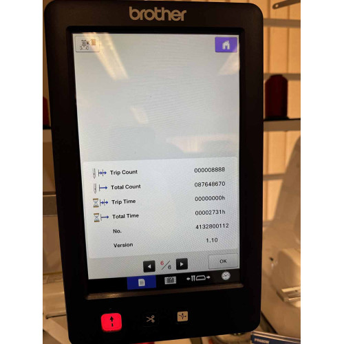 Brother PR670 Multi Needle Embroidery Machine Preloved